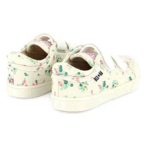 Bonton - Flowery Izy Çizik Sneakerlar | Ekru
