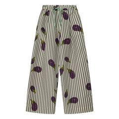Dr Bloom - Beso Striped Trousers | Khaki