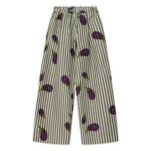 Dr Bloom - Beso Striped Trousers | Khaki