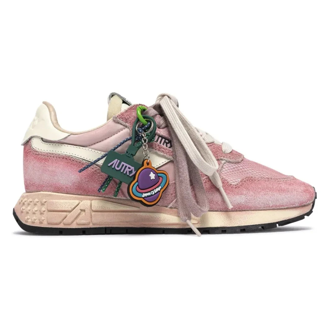 Autry - Reelwind Süper Vintage Düşük Spor Ayakkabılar | Pembe