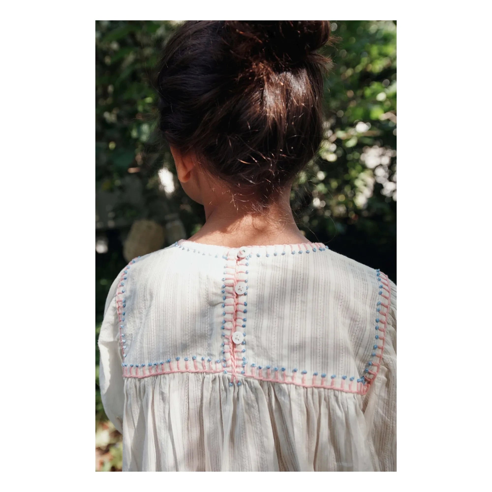 Emile et Ida – Bestickte Bluse | Creme