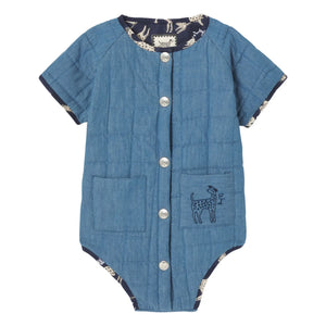 Apaches - Dadi Chambray tulum | Mavi