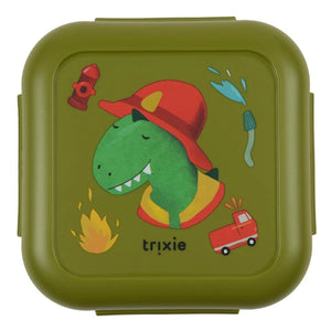 Trixie - Snack Box Klipsleri İtfaiyeci Mr. Dino | Yeşil