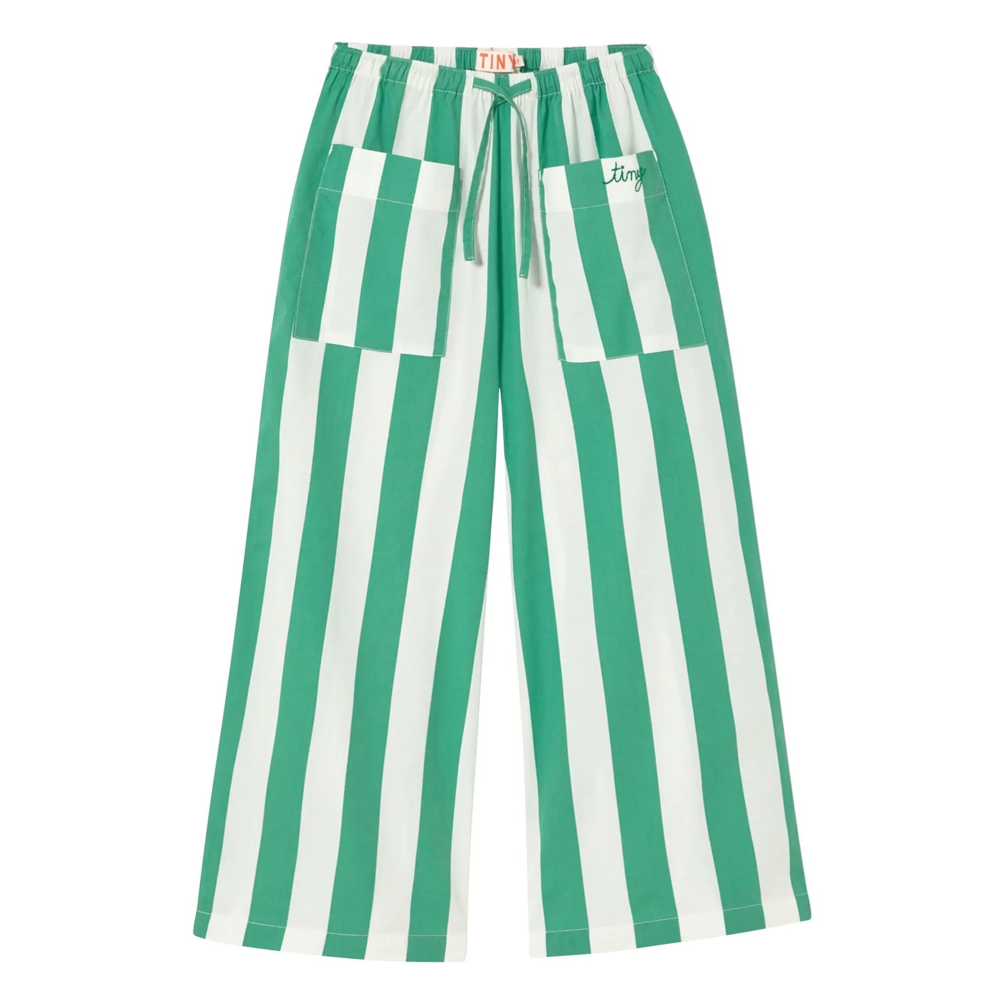 Tinycottons - Grüne Gestreifte Hose
