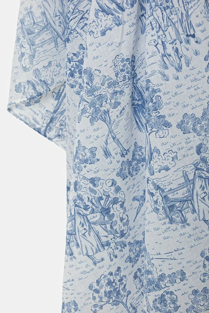 Barbour Pamuklu Kadın Şalı Wisteria