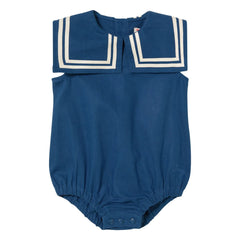 Tinycottons - Leinen-Overall | Marineblau
