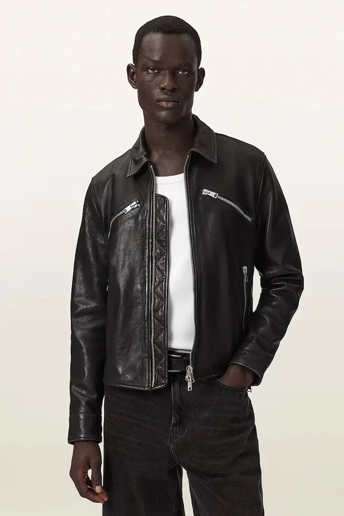 AllSaints Erkek Deri Ceket VERDI