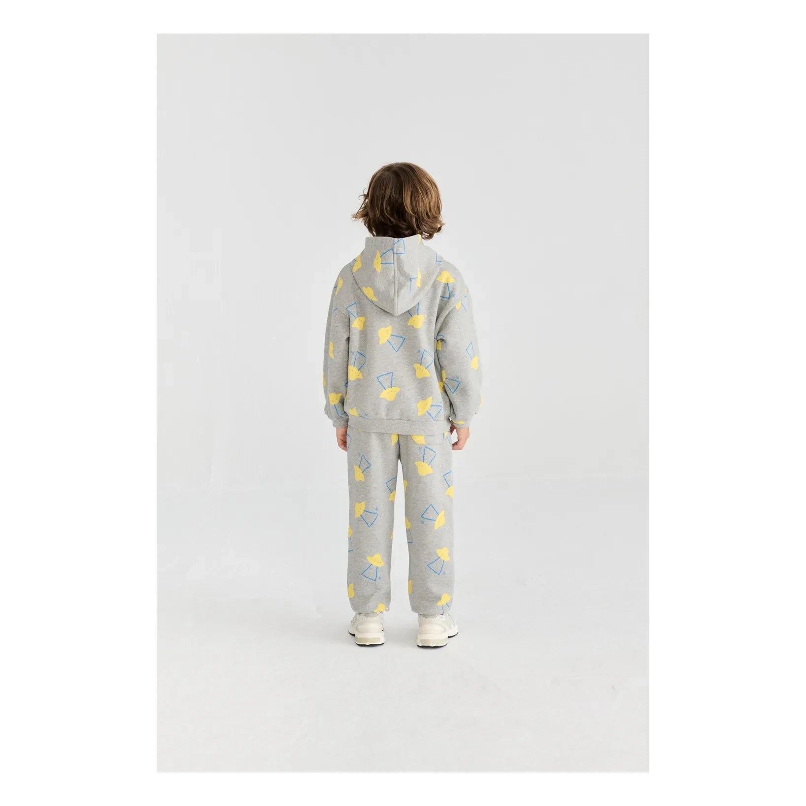 Bobo Choses - Organic Cotton Saucer Hooded Sweatshirt | Heather Grey