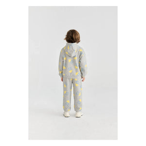 Bobo Choses - Organic Cotton Saucer Hooded Sweatshirt | Heather Grey
