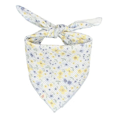 Búho - Pastoral Çiçekli Bandana | Açık mavi
