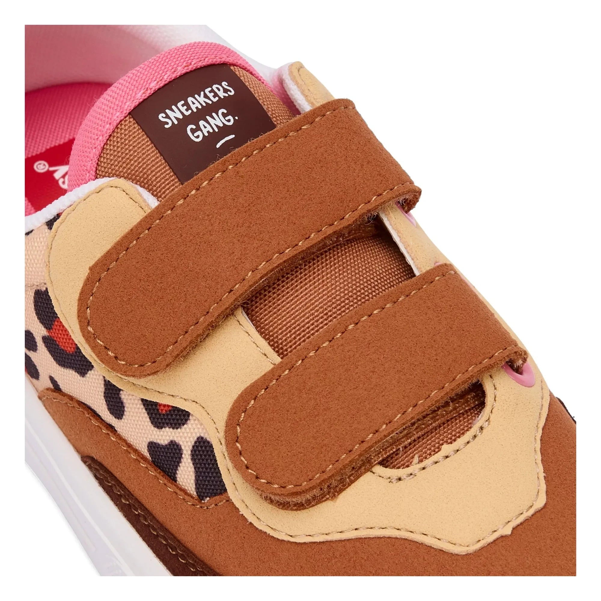 Hello Hossy - Leopard Scratch Sneakers | Krem