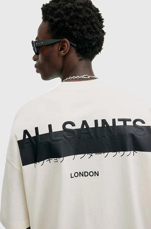 AllSaints REDACT SS CREW Pamuklu Tişört