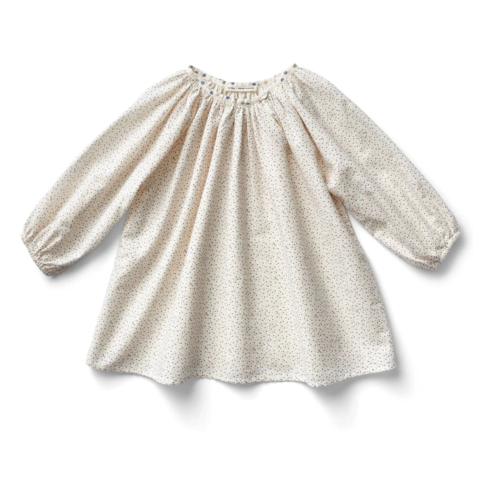 Soor Ploom - Peasant Organik Pamuk Tunik Elbise | Ekru