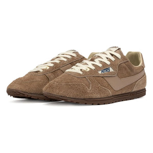 Autry - Windspin Low Wildleder und Leder Sneakers | Hellbraun
