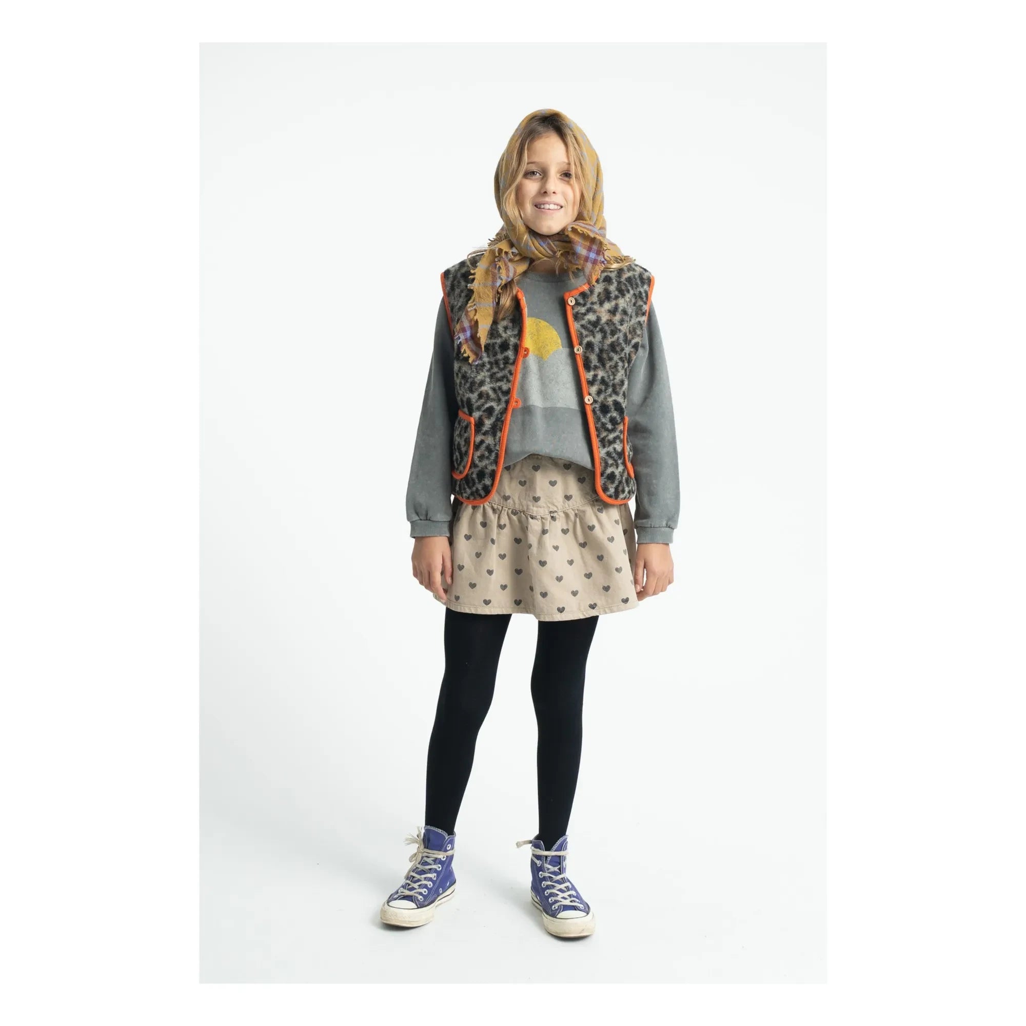 Piupiuchick - Leopar Sherpa Kolsuz Ceket | Bej