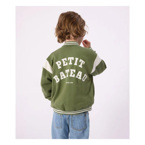 Petit Bateau - Teddy Molleton Geniş Kalıp Ceket | Olive
