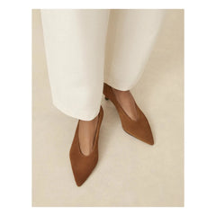 Rivecour - No. 413 Swedish Heeled Shoes | Cognac