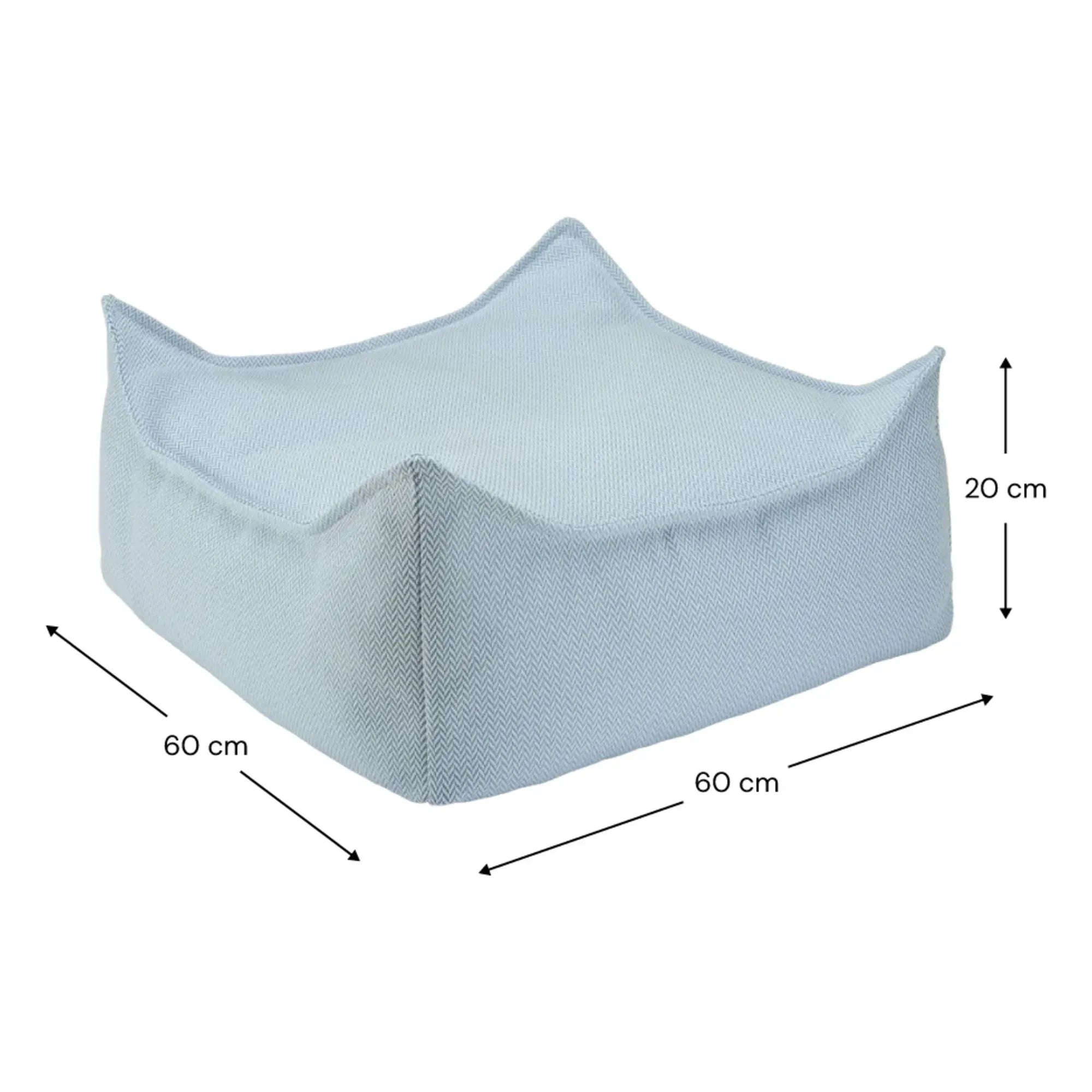 Wigiwama - Outdoor-Pouf | Hellblau