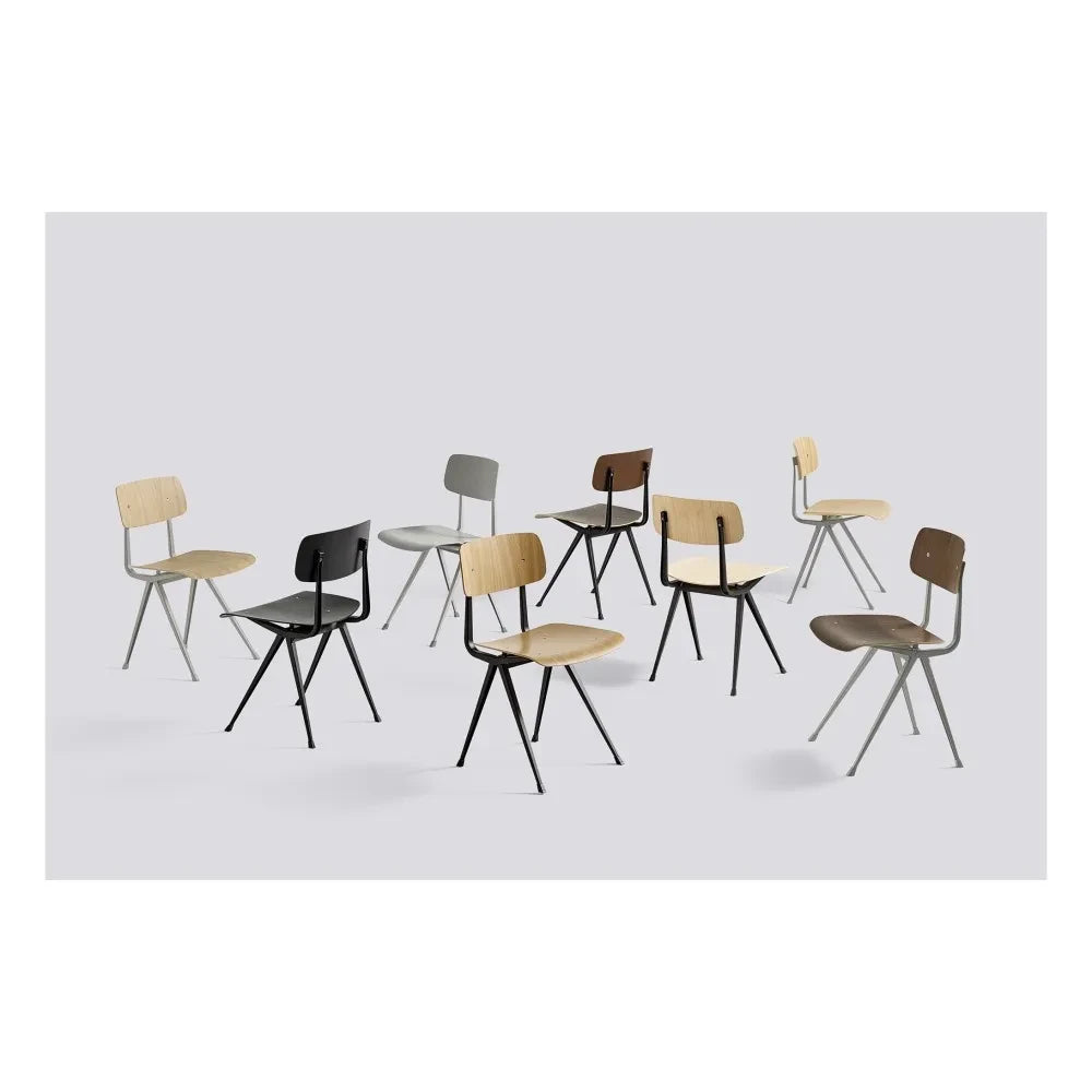 Hay - Result Colourful Oak Chair - Friso Kramer & Wim Rietveld Reissue | Beige