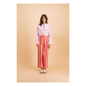 Elise Chalmin - Georgia Cotton Pants | Red