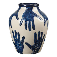 Broste Copenhagen - Mime Keramik Vase | Blau