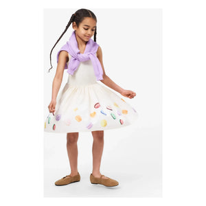 Molo - Cassandra Kleid Macarons Bio-Baumwolle | Creme
