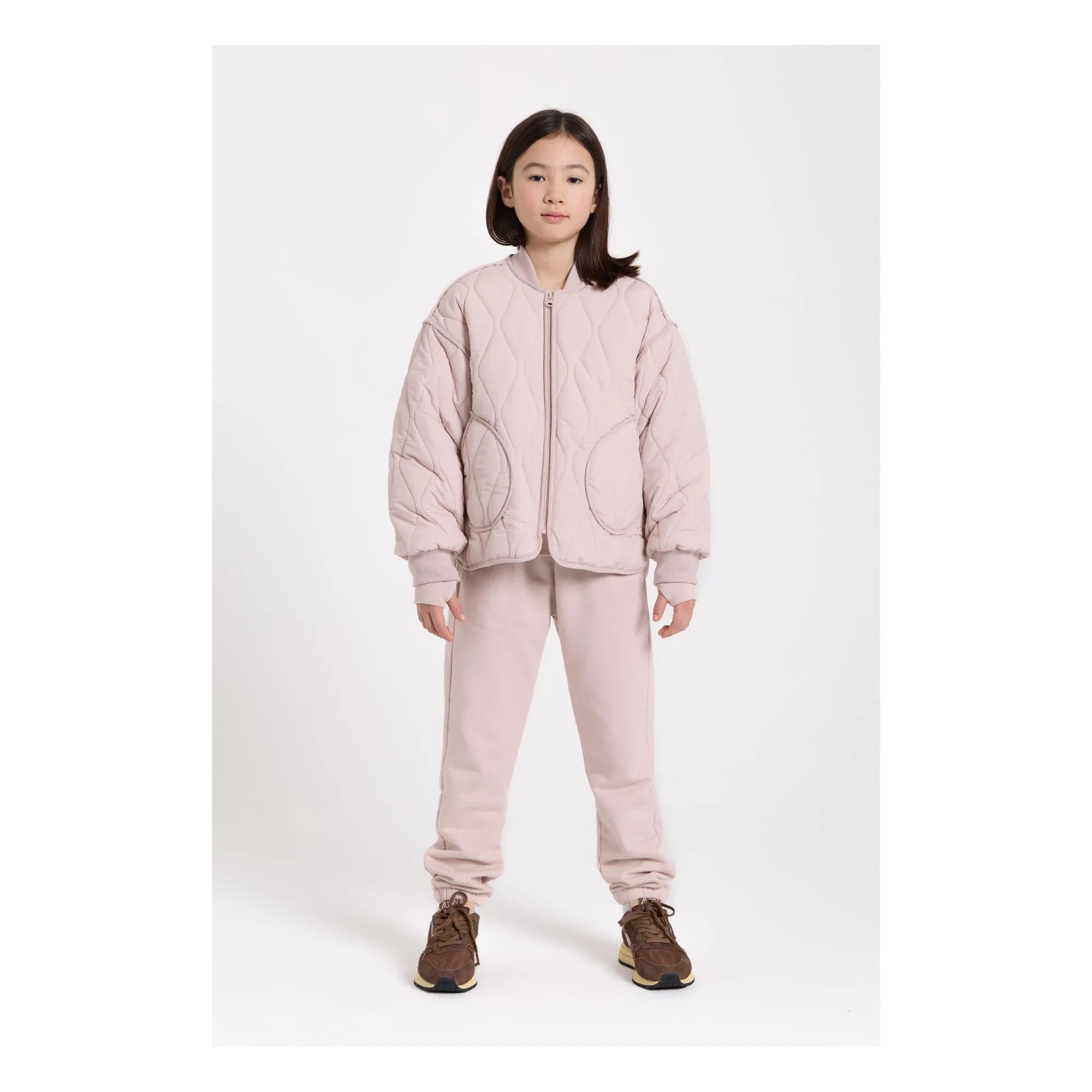 Smallable Kid - Yünlü Kapitone Bomber Ceket | Açık Pembe