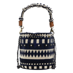 Guanabana - Mitra Macrame bag | Navy Blue