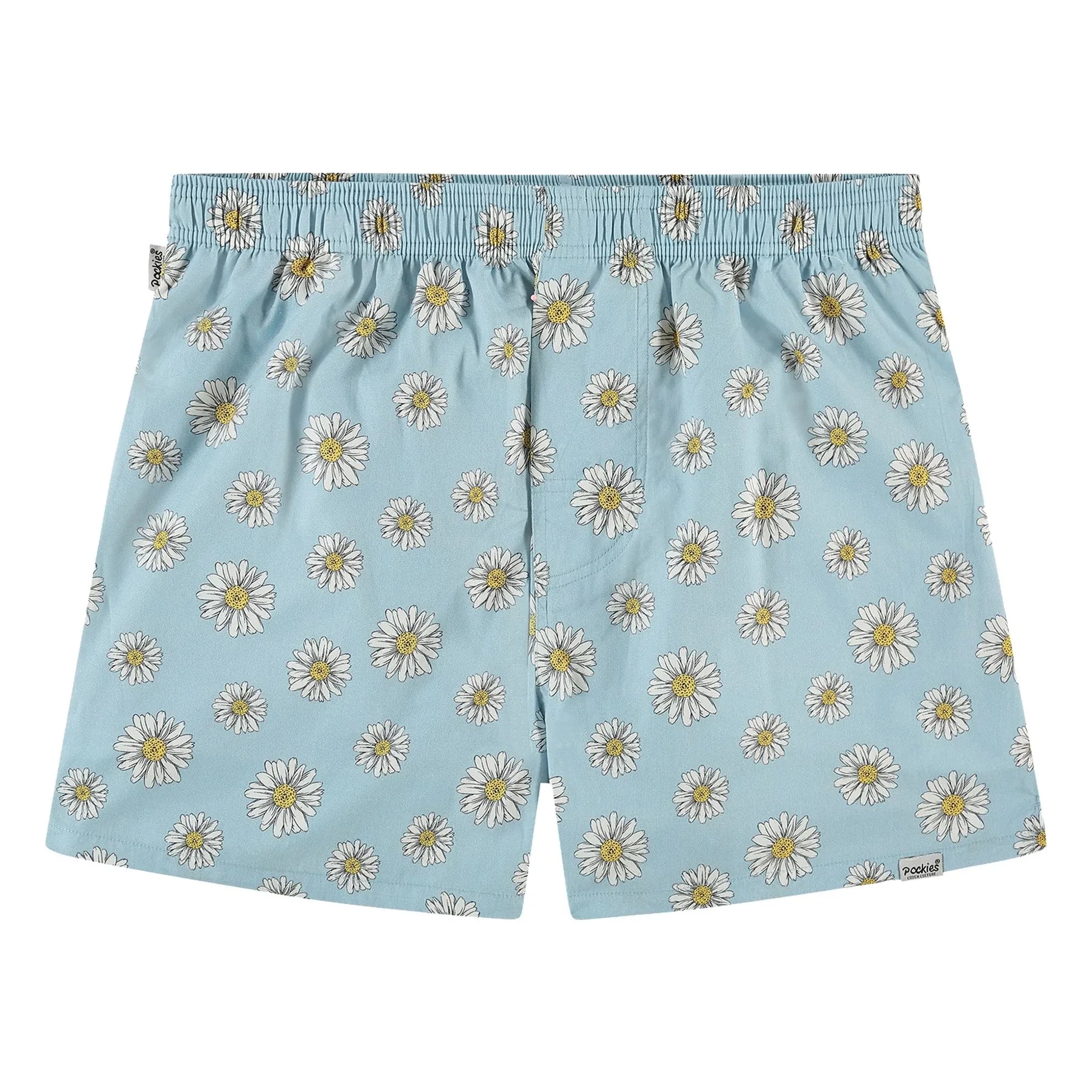 Pockies - Mavi Çiçekler boxer şort | Mavi