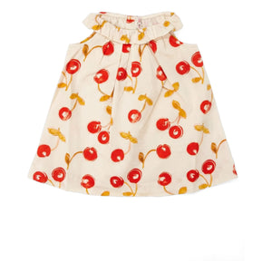 Bonpoint - Niniki Cerises organic cotton dress | Red