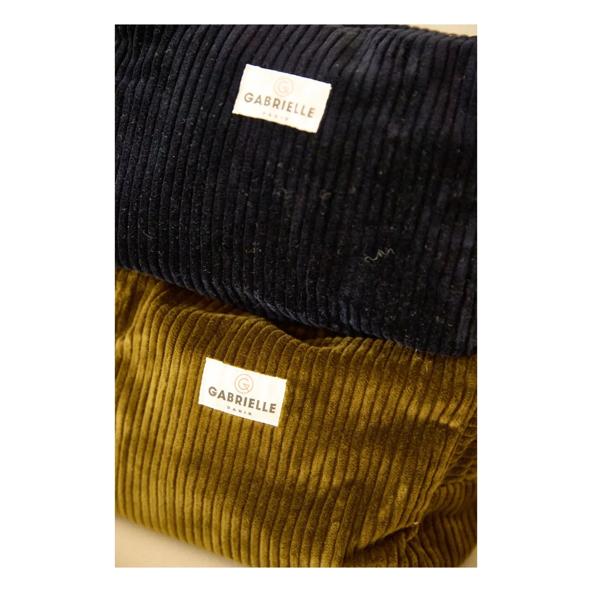 Gabrielle Paris - Velvet Toiletry Bag | Olive Green
