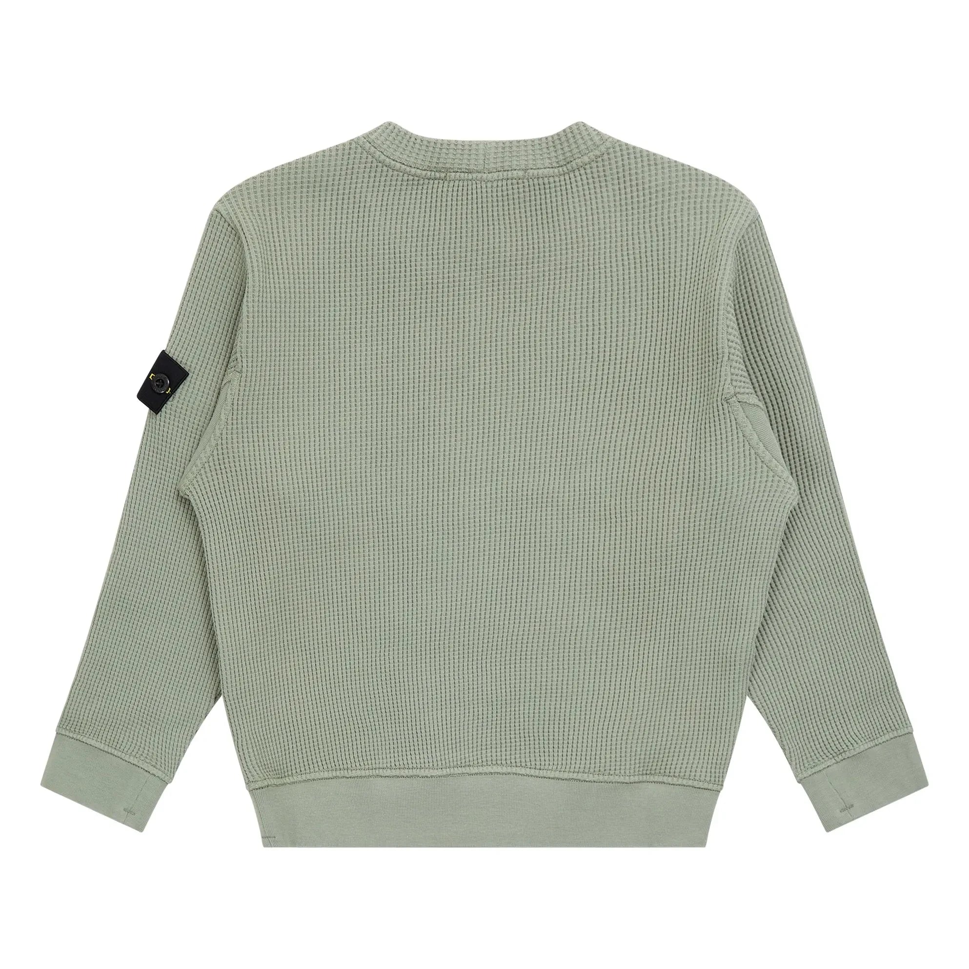 Stone Island - Logo kazak | Yeşil