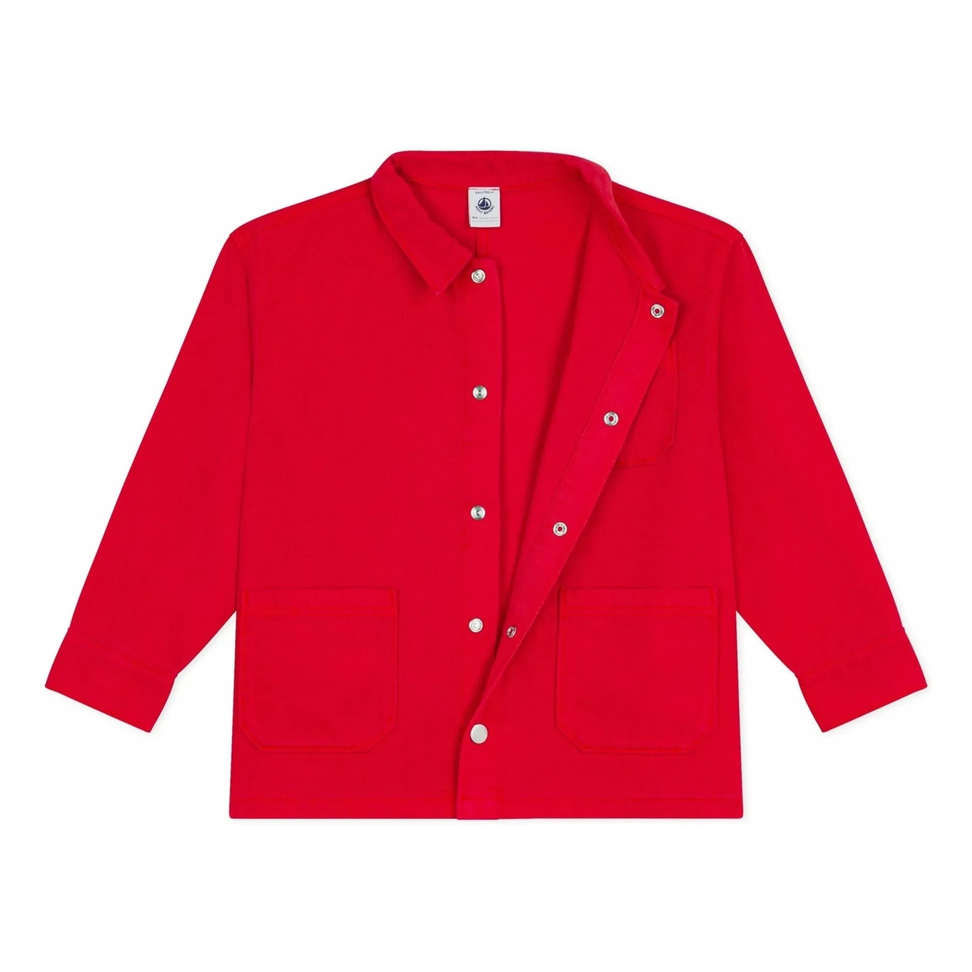 Petit Bateau - Denim Work Jacket | Vermillion