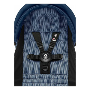 Stokke® - YOYO³ 0+ yenidoğan bebek arabası Siyah çerçeve | Air France Mavisi