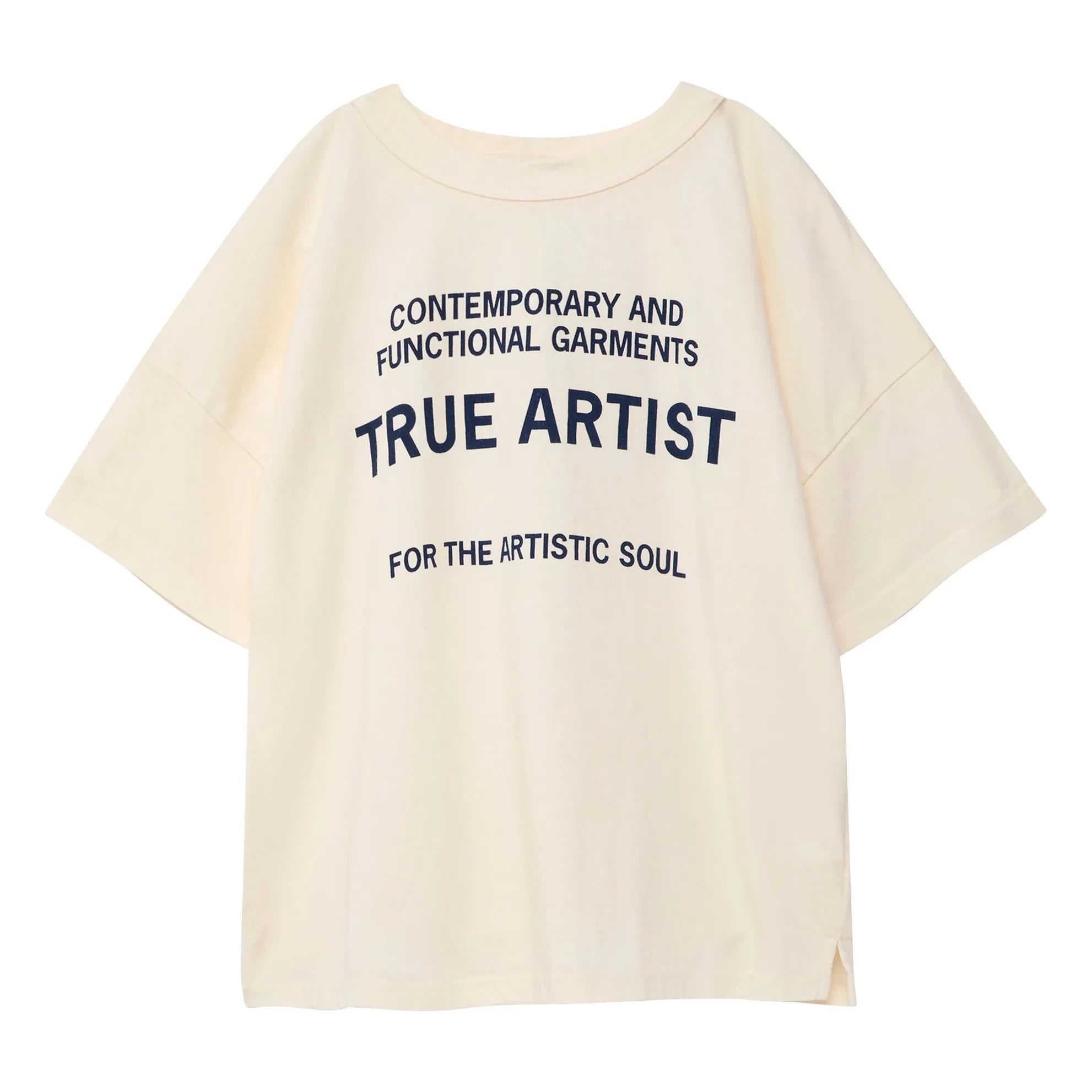 True Artist - N°1 T-Shirt Bio-Baumwolle | Creme