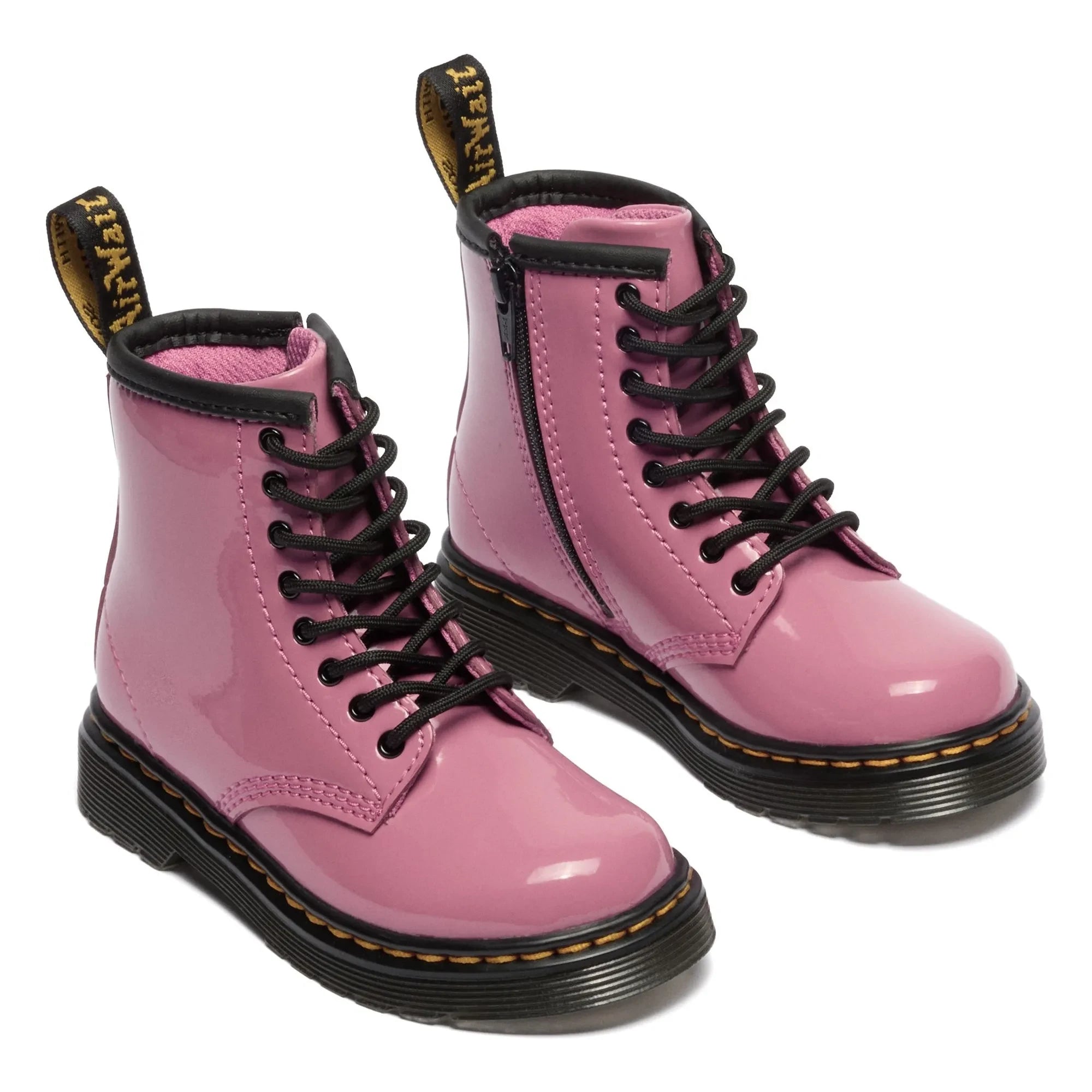 Dr Martens - 1460 J Patent Bağcıklı Bot | Pembe