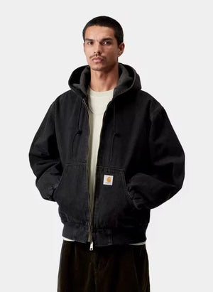 Carhartt WIP - OG Active Jacke mit Kapuze | Schwarz