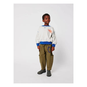 Bobo Choses - Sweat Dice Bobo Choses Organik Pamuk | Gri melanj