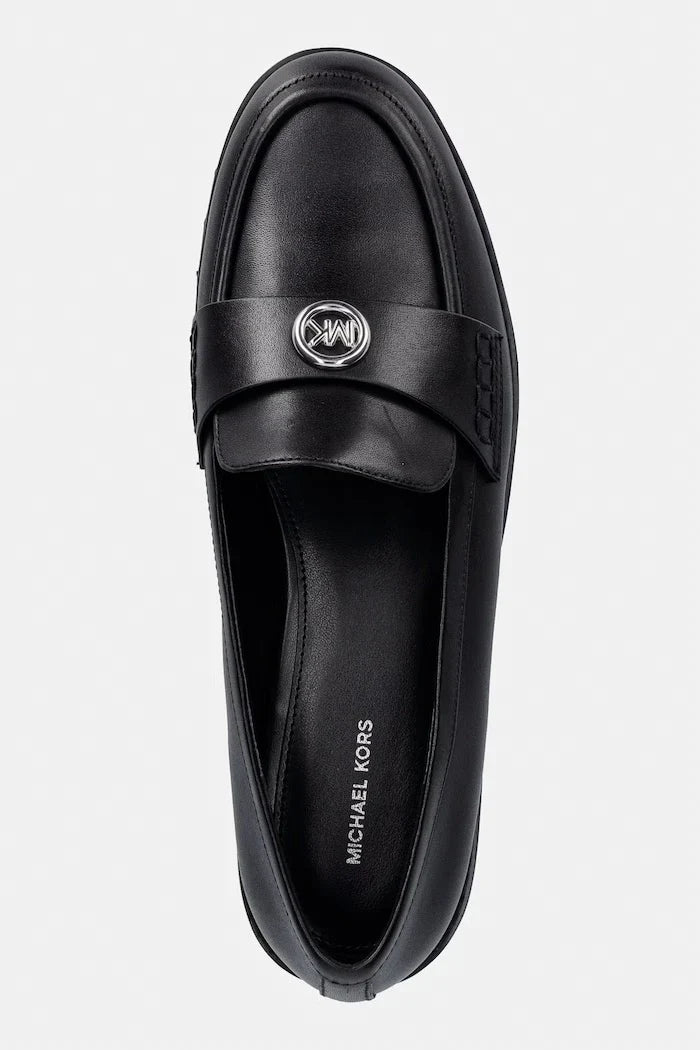 MICHAEL Michael Kors kadın deri loafer Jaelyn Lug Loafer