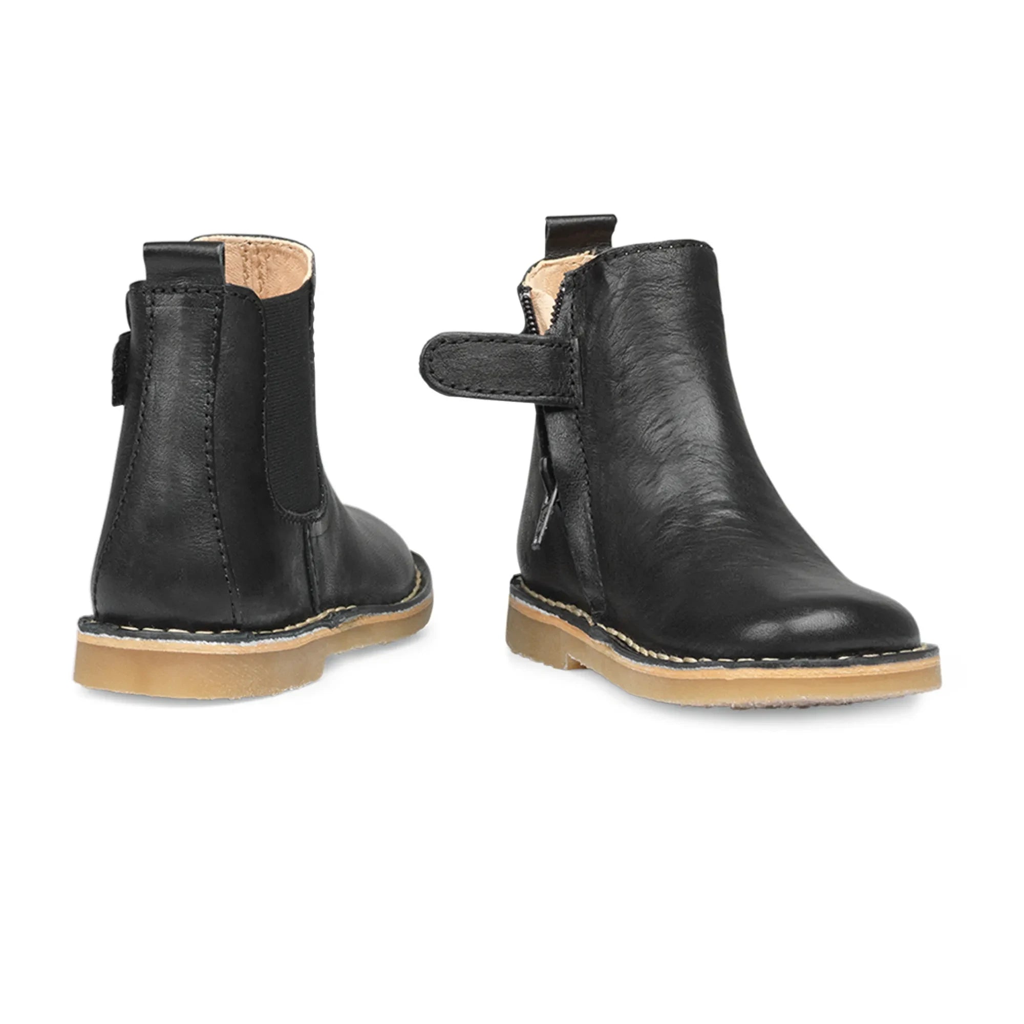 Petit Nord - Ankle Zipper Boots | Black
