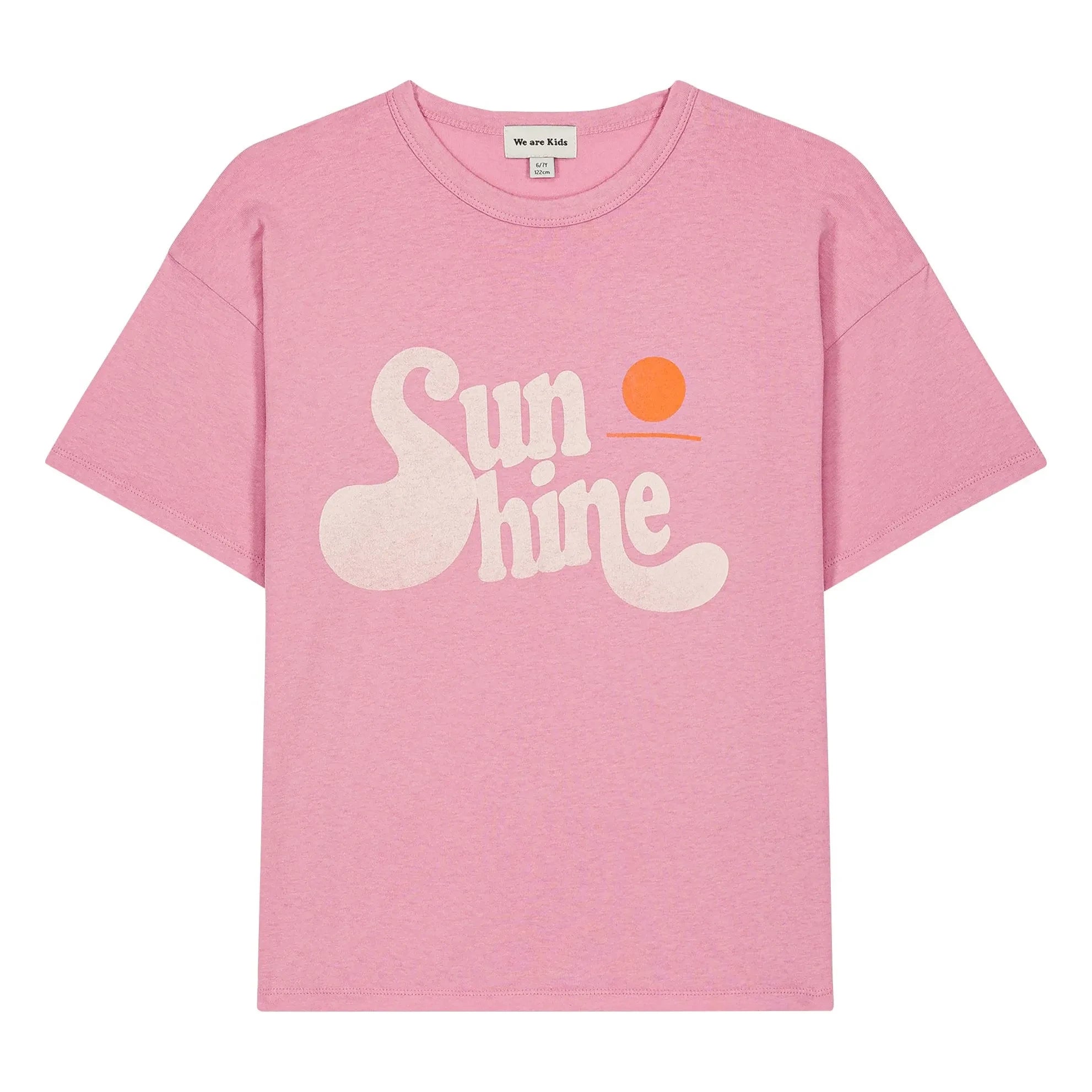 We Are Kids – T-Shirt aus Bio-Baumwolle „Dylan Sunshine“ | Rosa