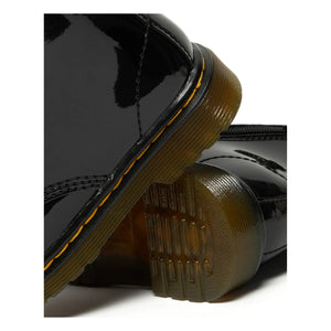Dr. Martens – 1460 Lackleder-Schnürstiefel | Schwarz