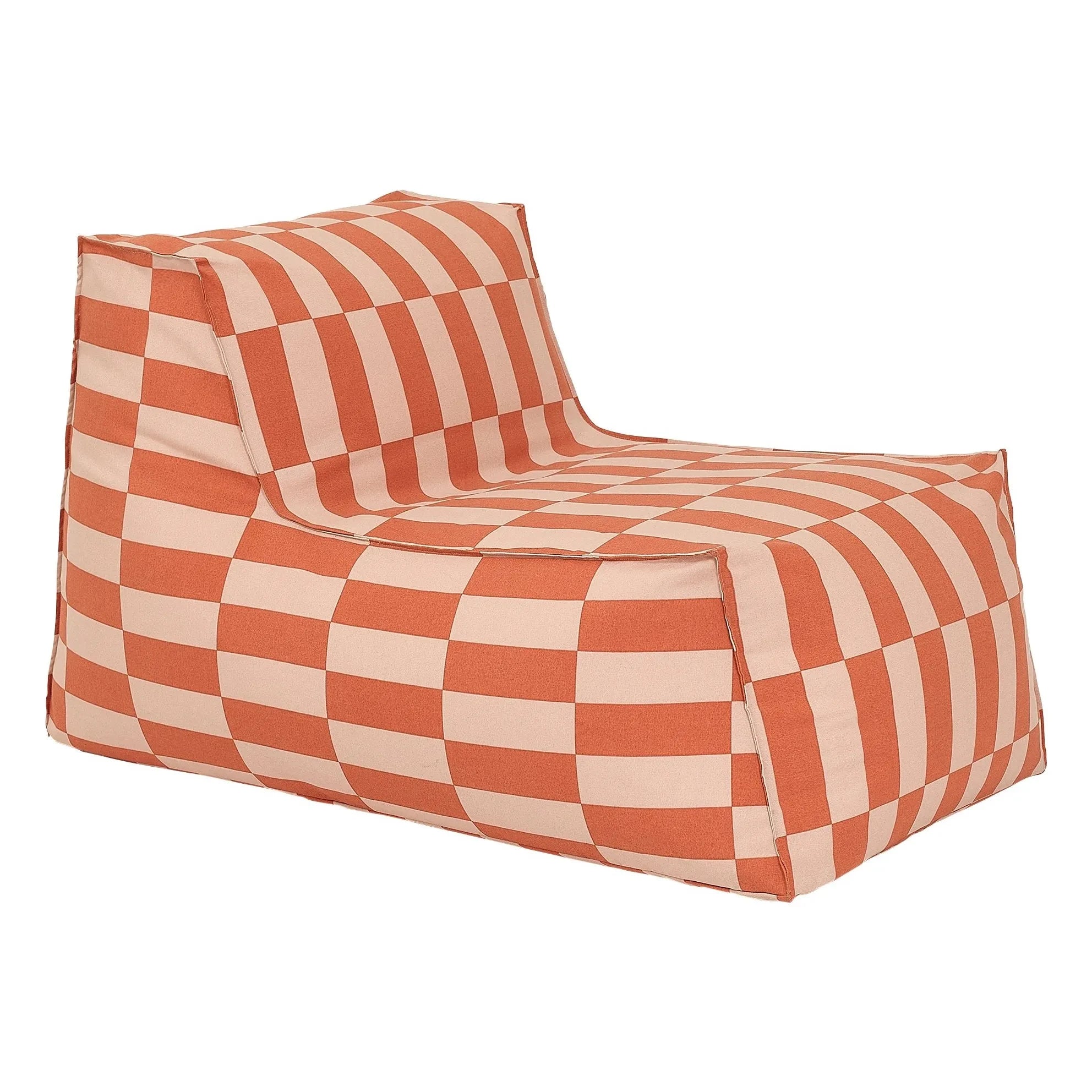 Nobodinoz - Matteo Tiles Outdoor-Langhocker | Orange