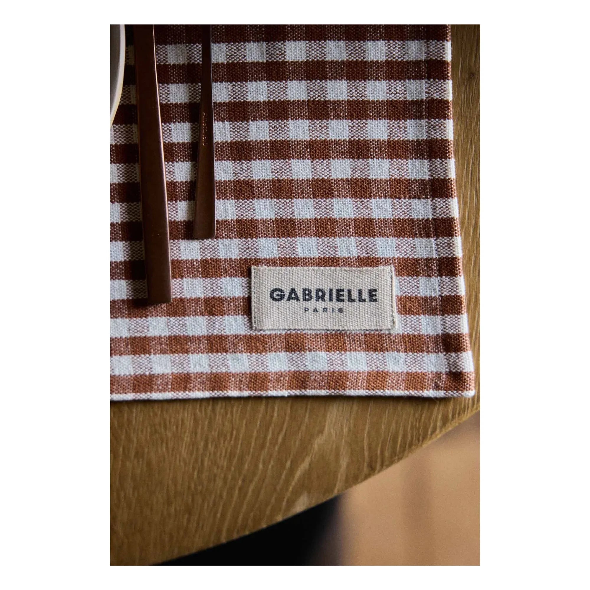 Gabrielle Paris - American Gingham Mocha Servings | Mocha