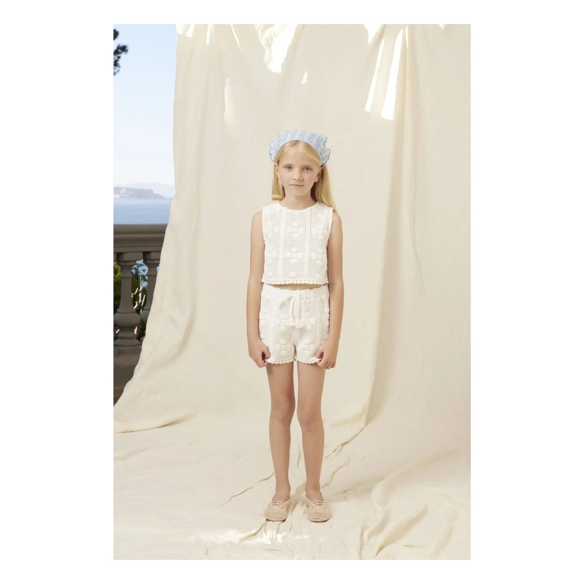 Bebe Organic - Crochet Üst Inez | Ecru
