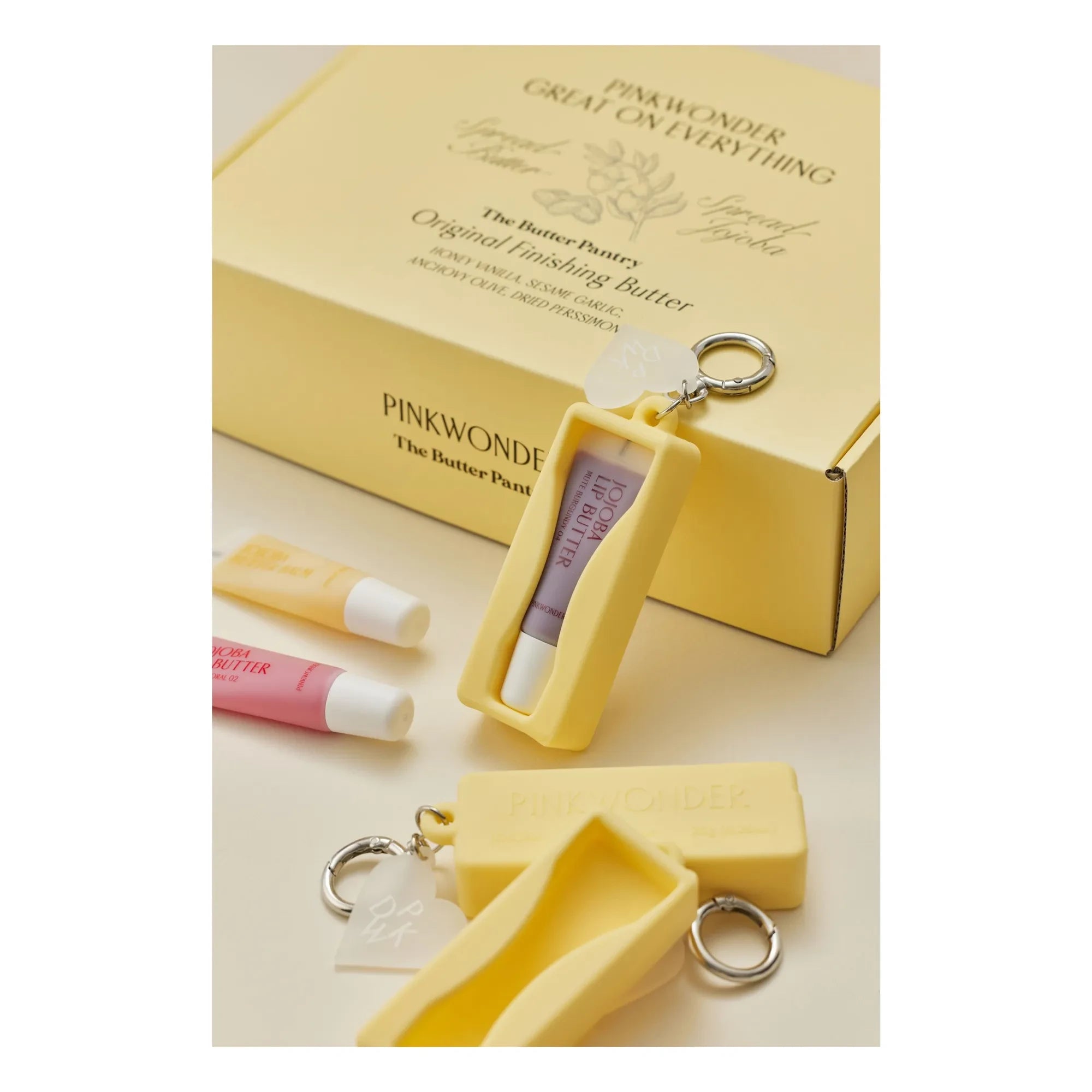 PINKWONDER – Silikon Schlüsselanhänger für Lippenbalsam