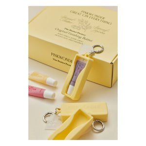 PINKWONDER – Silikon Schlüsselanhänger für Lippenbalsam