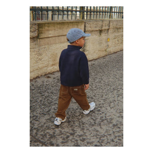 Konges Sløjd - Mano Fermuarlı Sweatshirt | Gece mavisi
