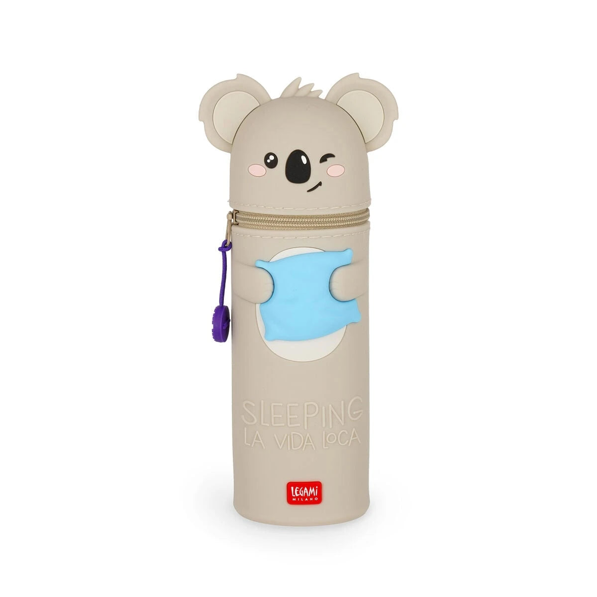 Legami - Koala "Sleeping la Vida Loca" 2-in-1 Silikon Stiftebox - Kawaii