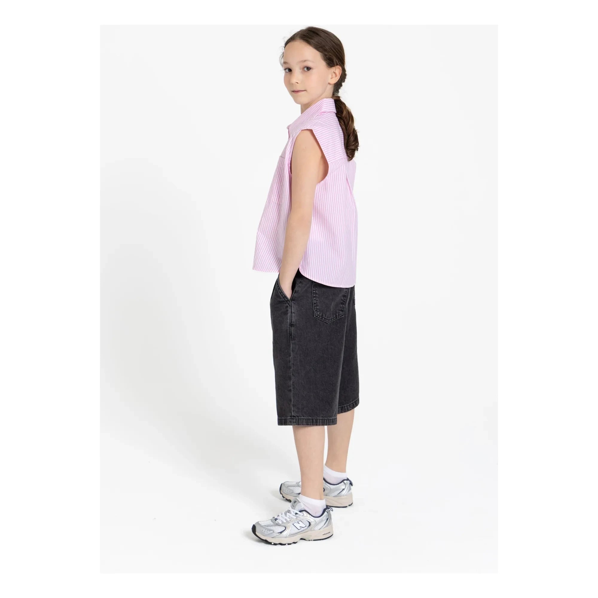 Finger in the nose - Denim Bermudashorts Tate | Grau